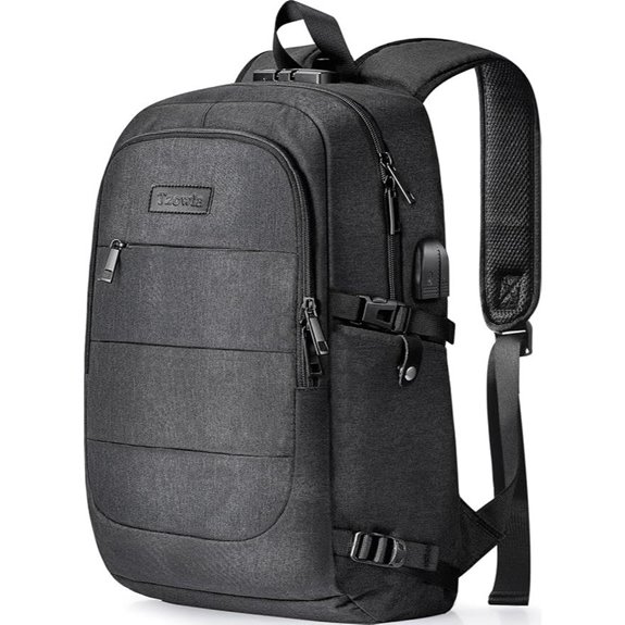 Tzowla Travel Laptop Backpack with USB Charging