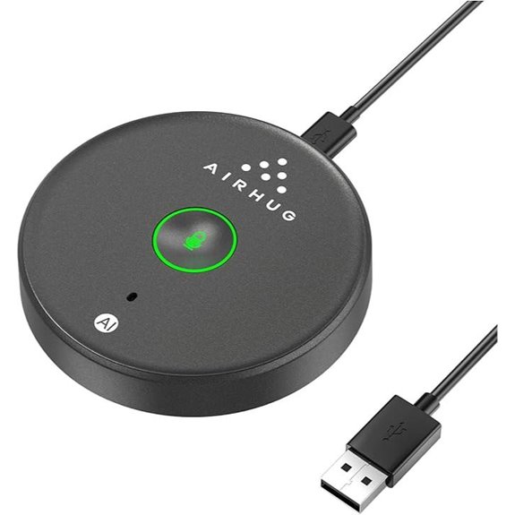 AIRHUG USB Microphone with Noise Reduction