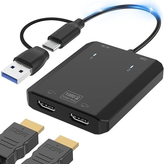 Herfair USB to HDMI 1080P Adapter