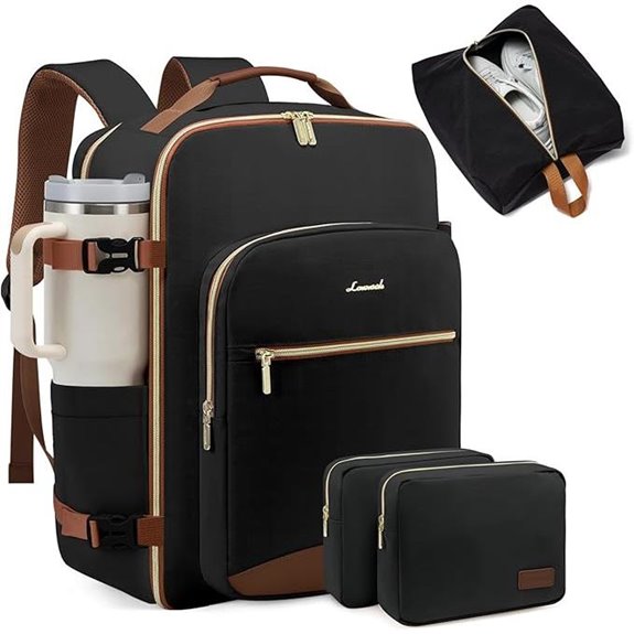 LOVEVOOK 40L Travel Backpack for Women Men