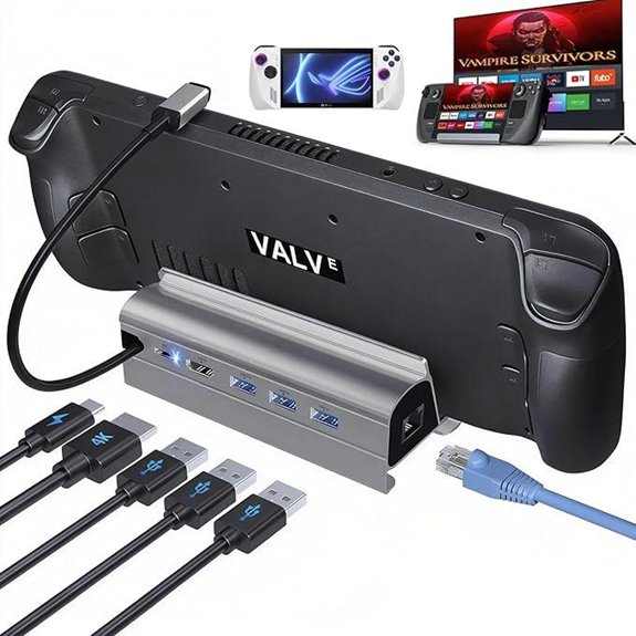 6-in-1 Docking Station for Steam Deck & ROG Ally