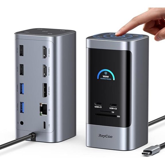 RayCue 15-in-1 Laptop Docking Station