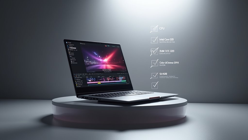 video editing laptop essentials