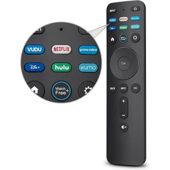 Universal Remote XRT260 for VIZIO Smart TVs