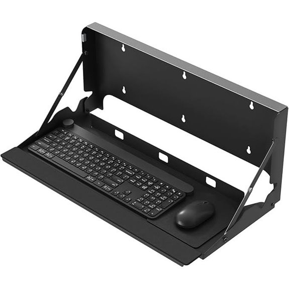 Flip Down Wall-Mount Keyboard Tray (24)