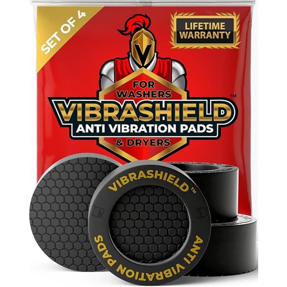 Anti-Vibration Pads for Washing Machine - VIBRASHIELD 4 Pack