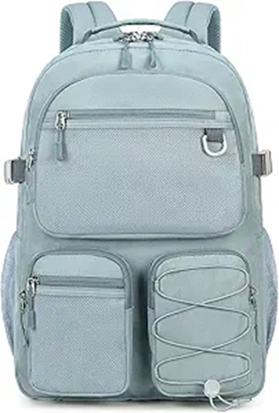 Lohol Water Resistant Backpack with Multiple Pockets