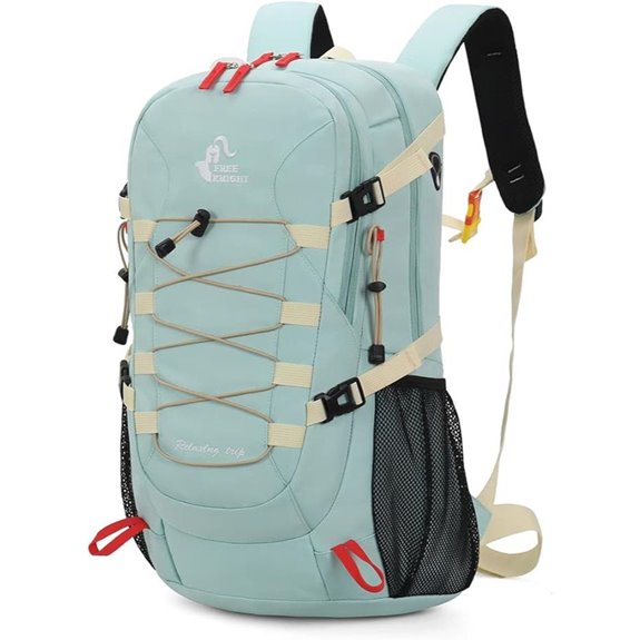 Bseash 40L Waterproof Hiking Backpack (Milk Green)