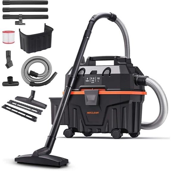 WECLEAN 4 Gal Wet/Dry Shop Vac