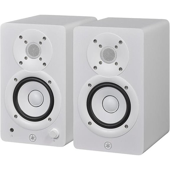Yamaha HS3 Powered Studio Monitor in White Pair (HS3 W)