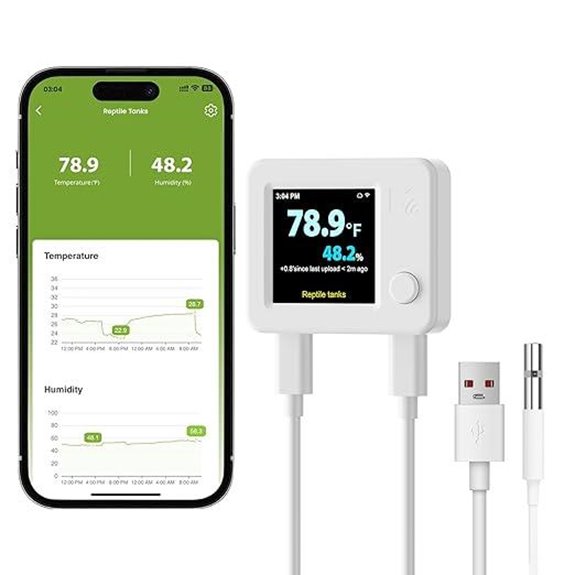 MOCREO WiFi Reptile Hygrometer & Thermometer