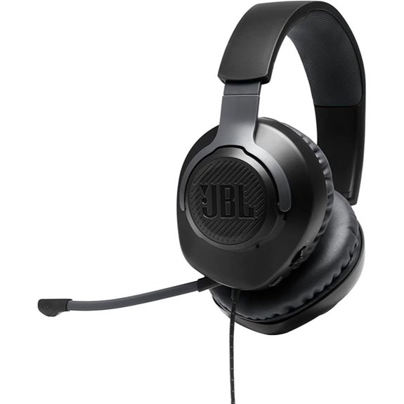 JBL Quantum 100 - Wired Over-Ear Gaming Headphones - Black Large