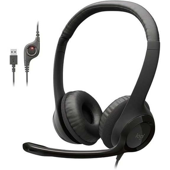 Logitech H390 Wired Headset with Mic