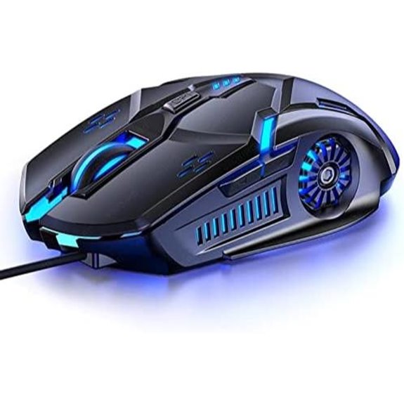 Gaming Mouse Wired 3200 DPI LED Black
