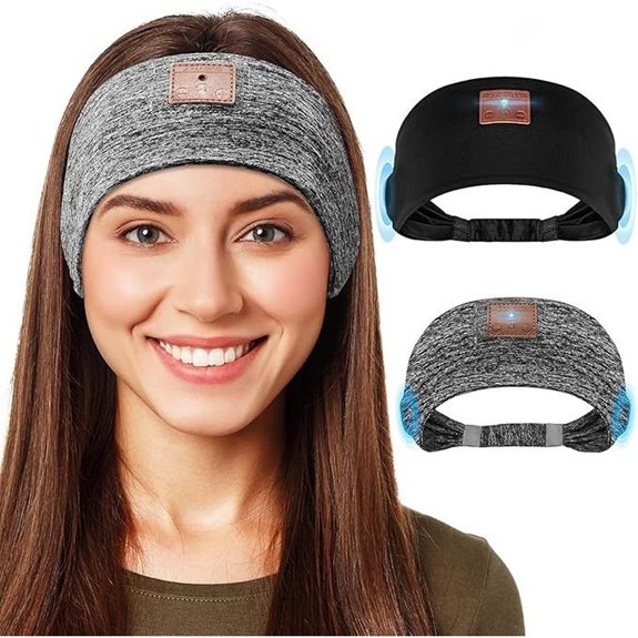 2-Pack Bluetooth Headband with HD Speakers
