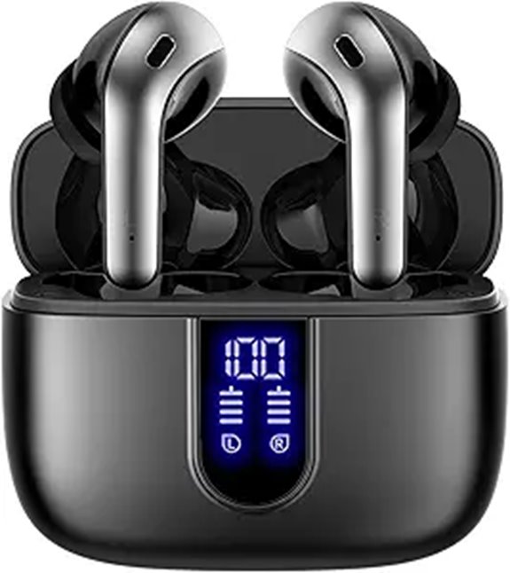 TAGRY Bluetooth Earbuds 60H Playback Wireless Charging
