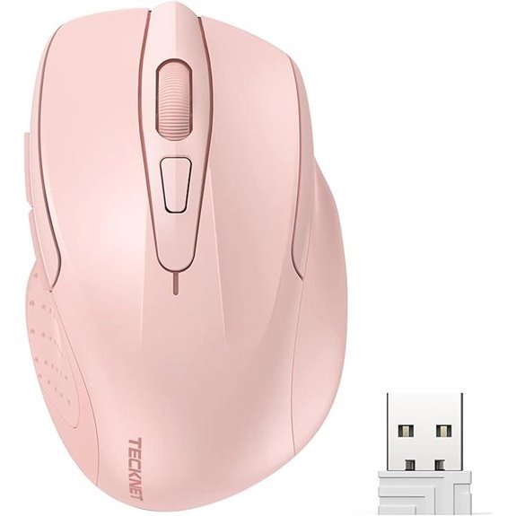 TECKNET Wireless Mouse 2.4G Ergonomic 6 Button