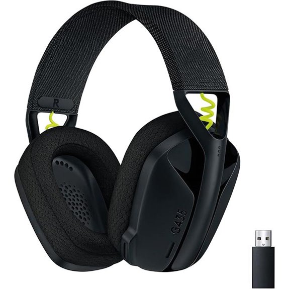 Logitech G435 Wireless Gaming Headset Black