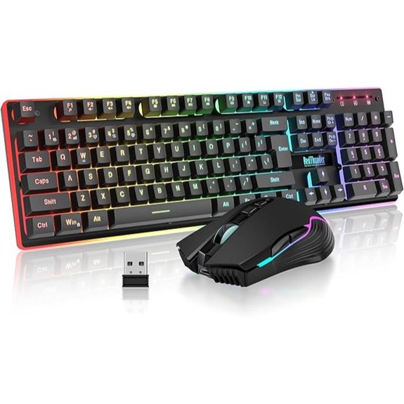 RedThunder K10 Wireless Gaming Keyboard & Mouse