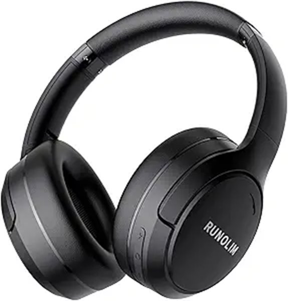 RUNOLIM Noise Cancelling Wireless Headphones 70H Playtime