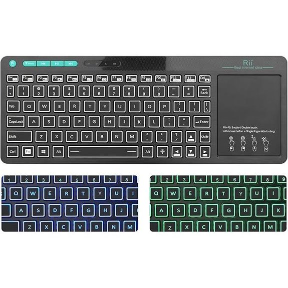 Rii RT518S Wireless Keyboard with Trackpad