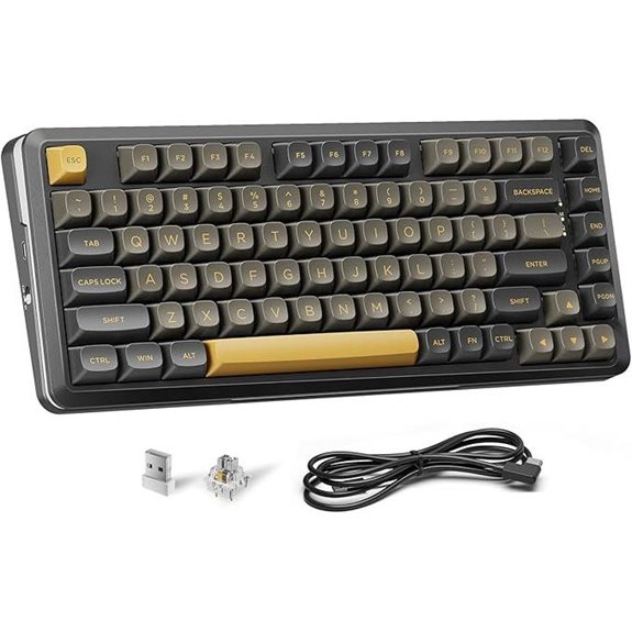 Redragon K738 Wireless Mechanical Keyboard (Black Gold)