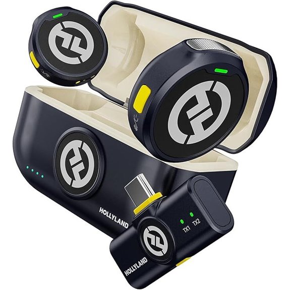 Hollyland Lark M2 Wireless Mic for iPhone & Android
