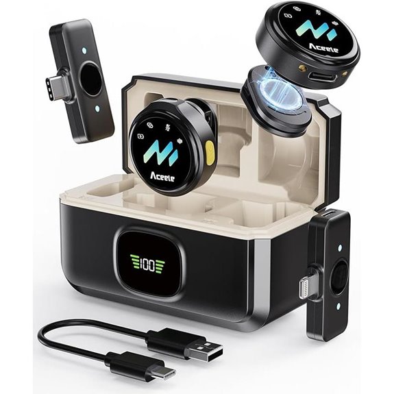 Wireless Lavalier Mic for iPhone & Android