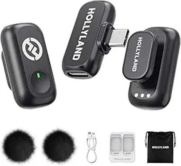 Hollyland Lark A1 Wireless Mic for iPhone & Android