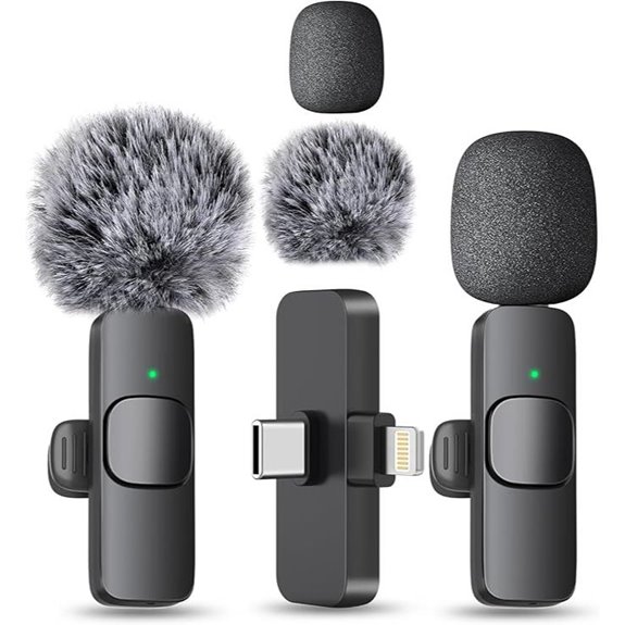 MAYBESTA Wireless Mini Microphone for iPhone & Android