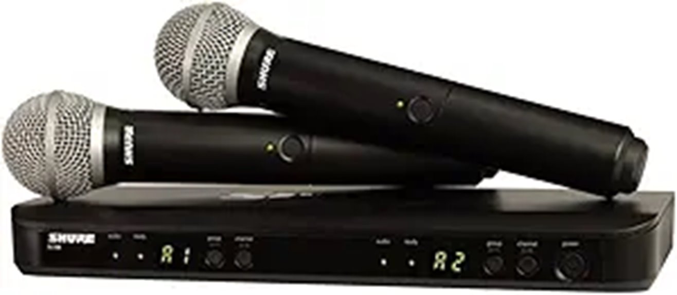 Shure BLX288/PG58 Wireless Mic System (J11 Band)