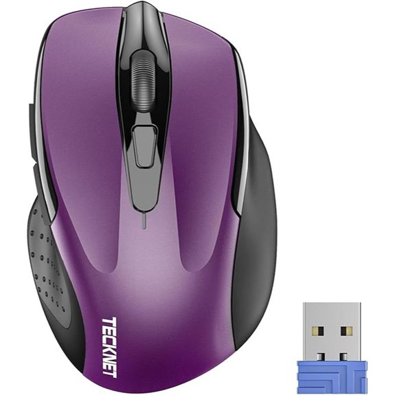 TECKNET Wireless Mouse 2600 DPI 24-Month Battery