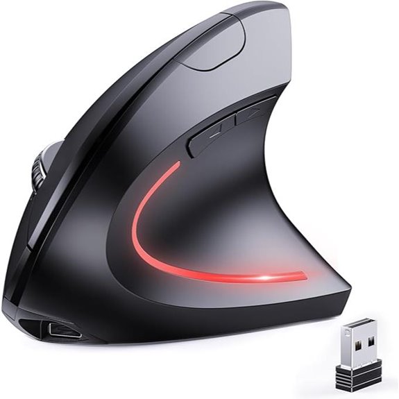 JYKEYMOUT Bluetooth Rechargeable Wireless Mouse