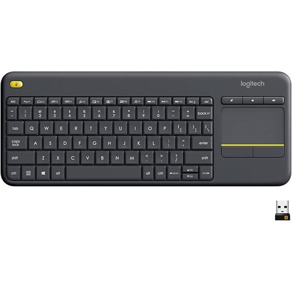 Logitech K400 Plus Wireless Touch TV Keyboard