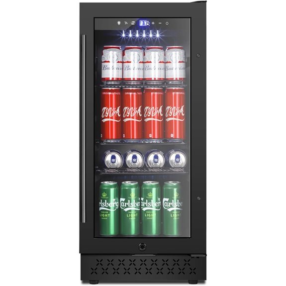 Tylza 15 Beverage Refrigerator with Glass Door