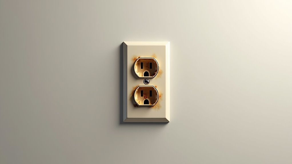 burnt outlet warning signs