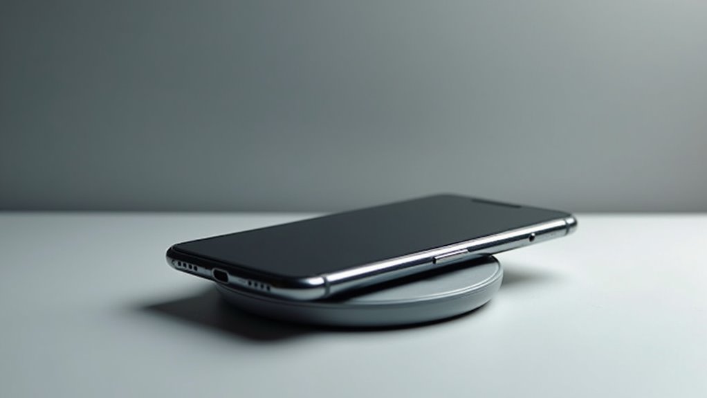 center phone on charger