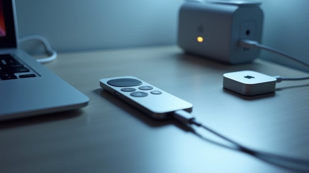 charge remote via usb