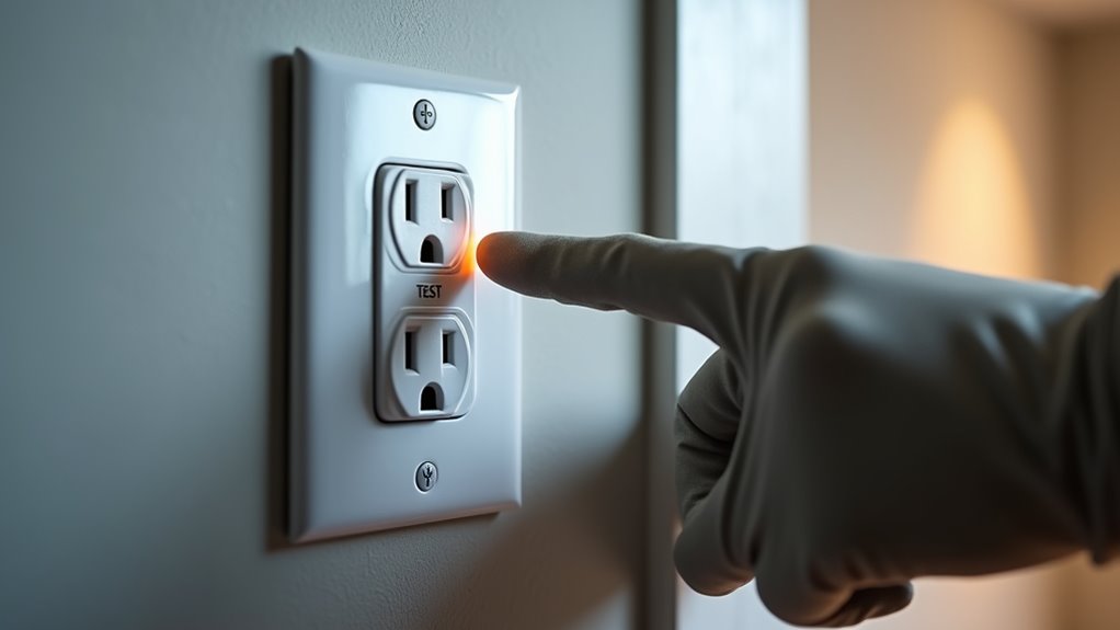 check gfci outlets first