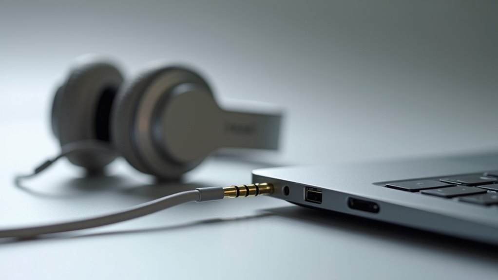 check headphone audio connection