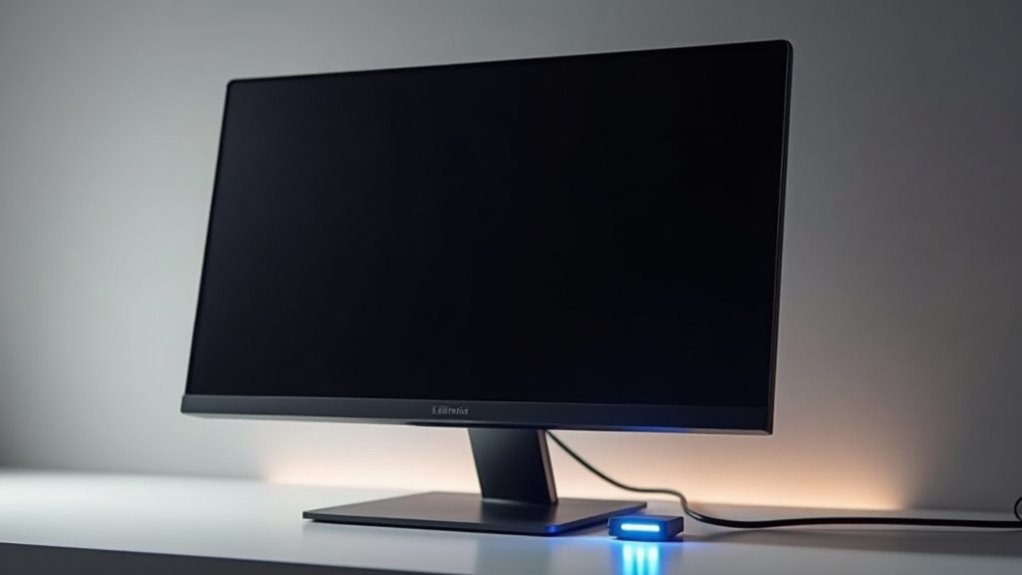 check monitor power connection
