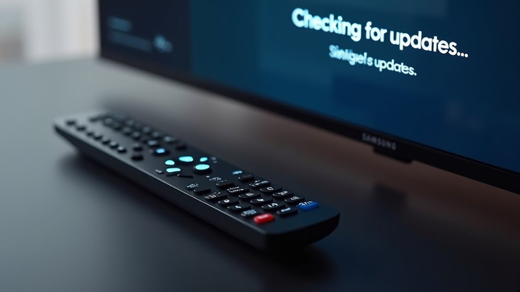 check samsung tv updates