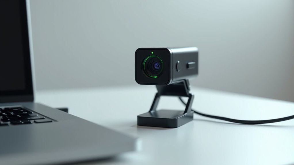 check webcam connections securely