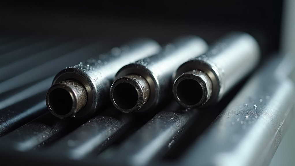 clean and align burner tubes