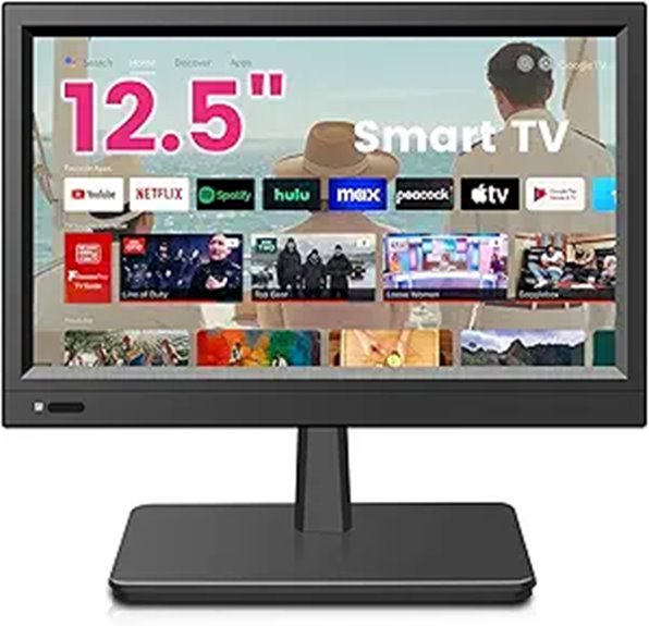 12.5 Full HD Smart TV for Kitchen Bedroom