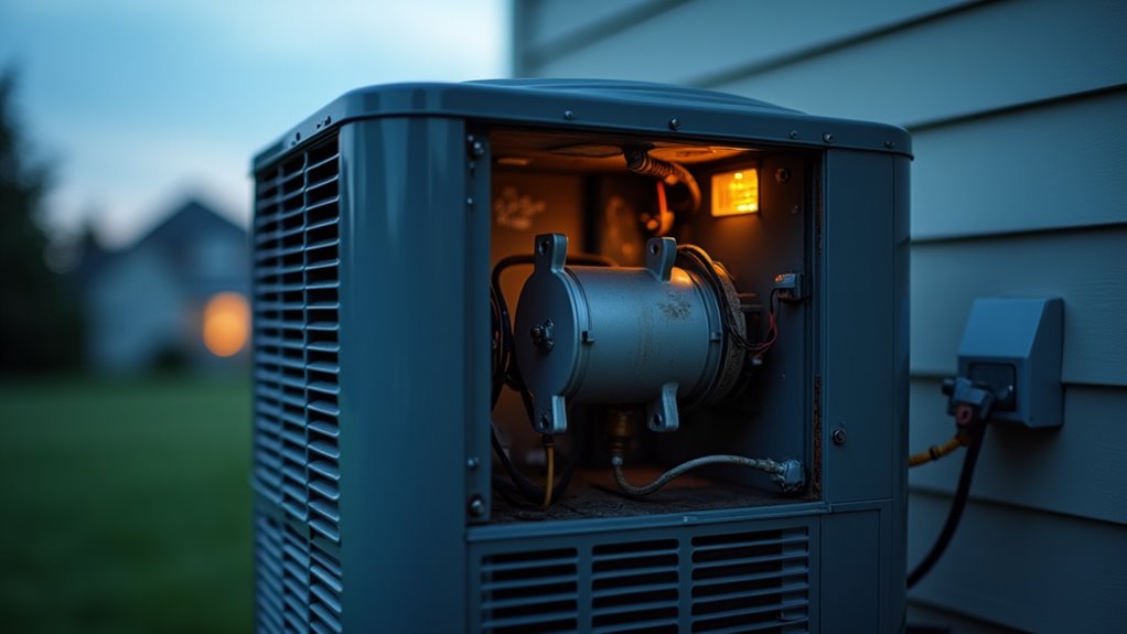 compressor failure causes overheating