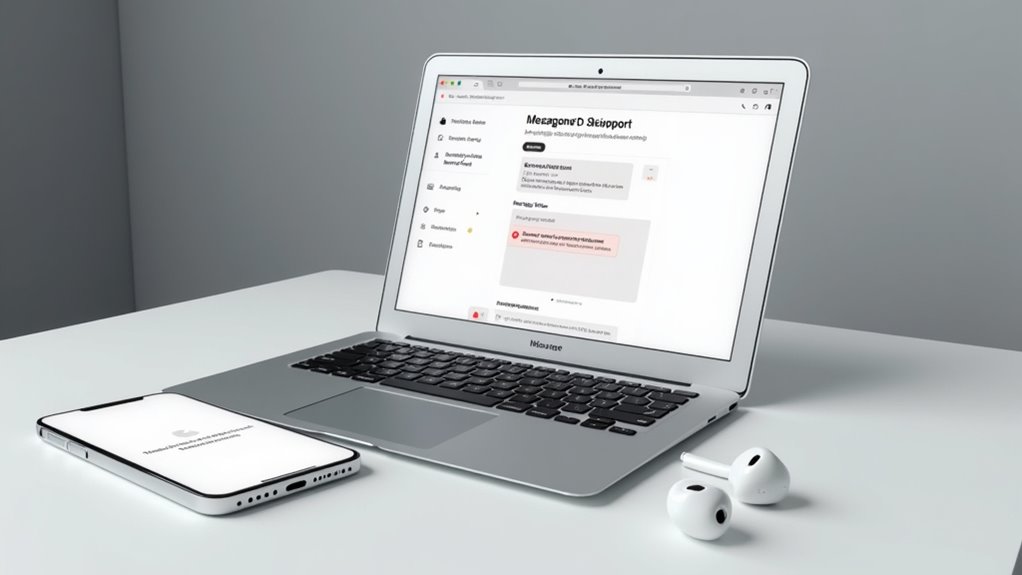 contact apple support for assistance