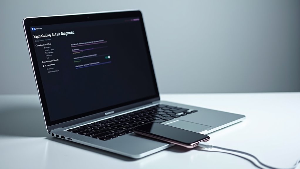 diagnose iphone using computer