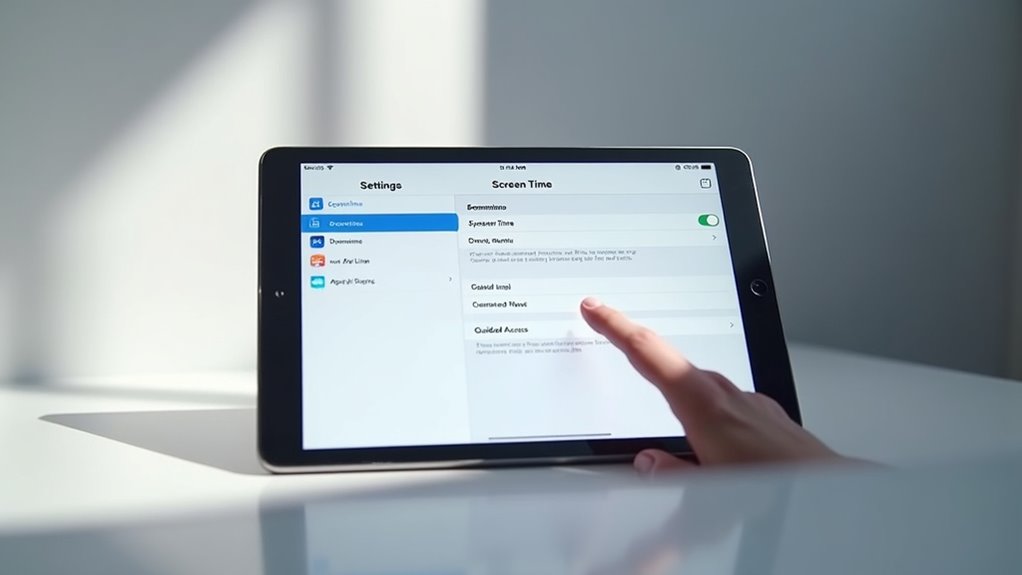 disable screen time restrictions