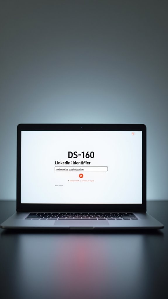 ds 160 linkedin identifier issue